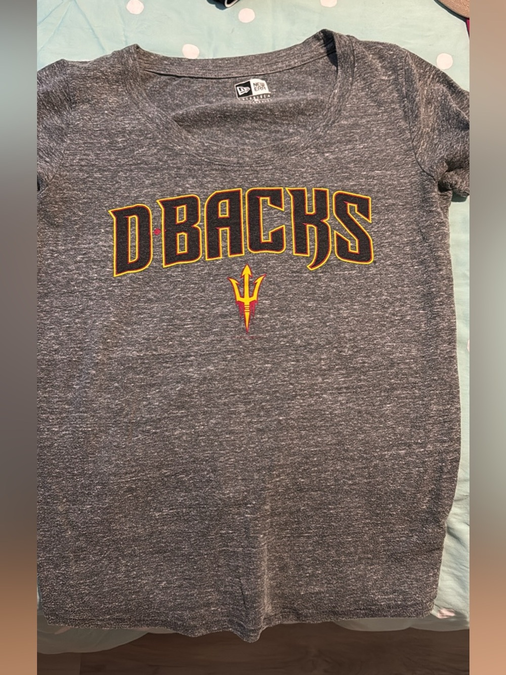 Arizona State ASU D-Backs Heather Gray Graphic Tee
